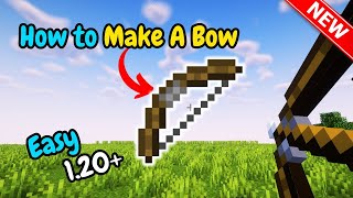 How to make a bow in minecraft Quick amp Easy [upl. by Birch]