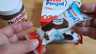 KINDER PINGUI un goût frais au NUTELLA [upl. by Llednew901]