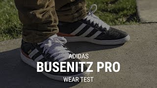 Adidas Busenitz Pro Skate Shoe Wear Test Review  Tactics [upl. by Panter]