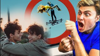 TRAINING HOW TO FLY amp 😭  SkySurfer HOVERBOARD AIRCRAFT  Lucas and Marcus Dobre amp Carter Sharer [upl. by Sheply258]