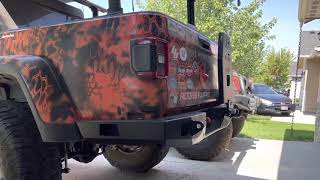 First impressions TheDirtWorx tire carrier and bumper [upl. by Elah832]