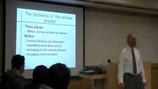 How to Defend your Dissertation 17 [upl. by Austen]