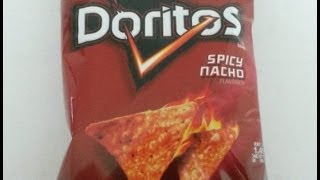 Doritos Spicy Nacho Tortilla Chips  Spicochist Reviews [upl. by Aroled362]