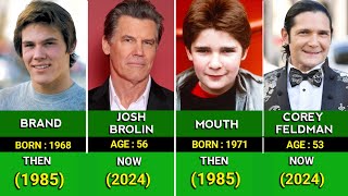 The Goonies 1985 Cast Then And Now [upl. by Eitsirhc244]