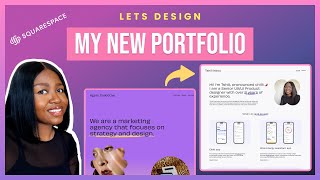 Watch me redesign and build my Portfolio  Senior UX Designer  Squarespace [upl. by Nymsaj661]