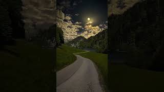 Ye kya baat hai aaj ki chandni mein 🌕। Nature moon view। nature shortsvideo viralshort [upl. by Eatnohs]