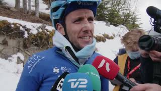 Simon Yates  Interview at the finish  ParisNice 2022  Stage 7 [upl. by Maribel271]