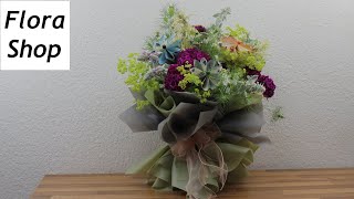 Blumengesteck mit Geld ❁ Geldgeschenk zur Hochzeit Geburtstage oder Jubiläen ❁ FloraShop [upl. by Call339]