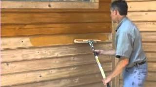 Tools and Tips for applying Wood Coating to Siding [upl. by Elrem]