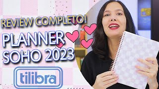 REVIEW PLANNER SOHO TILIBRA 2023 Muito completo bonito e prático [upl. by Arocet]