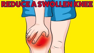 How to Reduce a Swollen Knee with only 6 movements [upl. by Lion722]