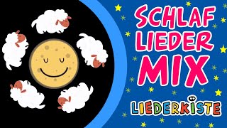 SchlafliederMix  Guten Abend Gute Nacht  Schlaf Kindlein Schlaf  Der Mond ist aufgegangen [upl. by Aem]