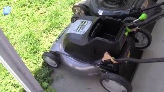 EarthwiseBattery Powered Lawn Mower Unboxing Review and Test [upl. by Kassel132]