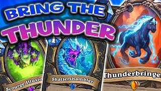 Thunderbringer Deathrattle Rogue  Hearthstone [upl. by Nyladnewg]