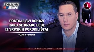 INTERVJU Vladimir Čičarević  Postoje svi dokazi kako se kradu bebe iz porodilišta 2112019 [upl. by Biddy]