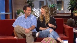 Adam Sandler On Kissing Drew Barrymore In Front of His Wife [upl. by Gareth]