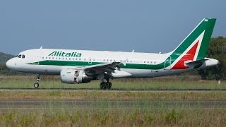 Landings and Takeoffs at Alghero Fertila Airport  AHOLIEA [upl. by Marigold]