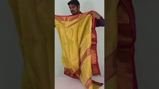 Latest Trending unique colour sarees online viral trending Lime Green Silk Cotton Tissue Saree [upl. by Richelle]