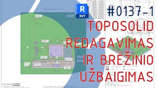 01371 LIT RevitTraining Revit LD1 TOPOSOLID REDAGAVIMAS IR BRĖŽINIO UŽBAIGIMAS BIMTraining [upl. by Olds]