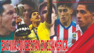 LOS JUGADORES DE CHIVAS QUE SE FUERON AL AMÉRICA 🐐🦅 [upl. by Kendal591]