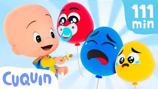 Los globos bebé de Cuquín 🎈 Aprende los colores con Cuquín y Fantasma  Vídeos educativos para niños [upl. by Rednijar]