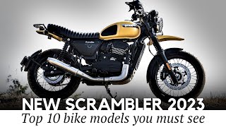 10 New Scrambler Motorcycles of 2023 Confident Offroading and Riding in Style [upl. by Itirp184]