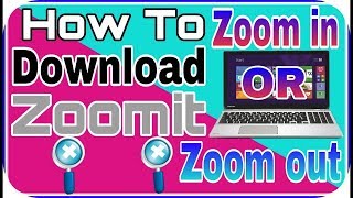 how to download and install zoomit use in your computer [upl. by Atorod564]