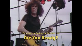 Thin Lizzy  Are You Ready ★ HD ★ Better Quality  Live  Sydney Opera House  1978 [upl. by Hawkie]