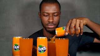 ASMR DRINKING  ASMR FANTA SODA DRINKING [upl. by Outhe656]