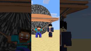 HELP Herobrine To Power Up Pull With Bigger And Bigger Bedrock friendship shorts trending anime [upl. by Spooner707]