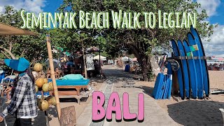 Seminyak Beach Walk to Legian [upl. by Annas873]