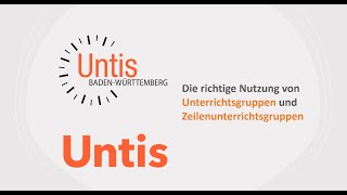 Untis Die Verwendung von Unterrichtsgruppen und Zeilenunterrichtsgruppen [upl. by Aramal10]