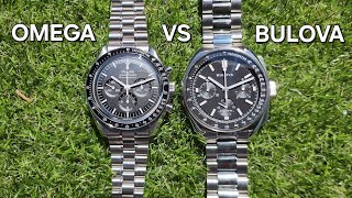 Omega Speedmaster vs Bulova Lunar Pilot  Comparison [upl. by Wystand576]