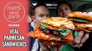 Matts Veal Parmesan Sandwich Food Review  Season 5 Episode 27 [upl. by Ariet649]