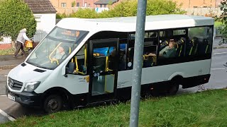 Moffat and Williamson LN66 EXK MercedesBenz Sprinter Mellor Strata on Service 30 [upl. by Brick469]