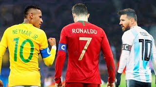 Neymar vs Cristiano Ronaldo vs Messi ● National Heros [upl. by Linnet896]