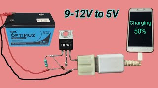 12V to 5V Mobile usb charger using any power transistor [upl. by Nagey]