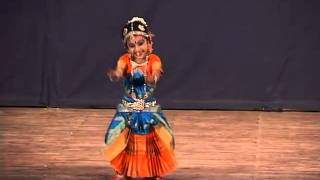 AnanyaKurupBharatNatyamperformance at the age of 4  part 1 mp4 [upl. by Karee22]