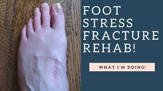 BEST Metatarsal Stress Fracture Rehab Exercises Ive Been Doing How To Demo [upl. by Kast]