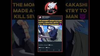 The moment when Kakashi fight with 7 swordsman  naruto [upl. by Mollee]