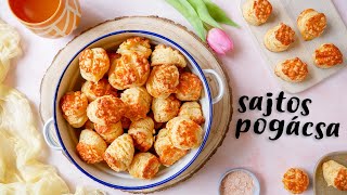 Sajtos pogácsa recept ◾ HAJTOGATOTT POGÁCSA [upl. by Kemppe]