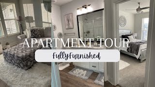 MY FULLY FURNISHED APARTMENT TOUR 2023 ♡  simple  comfy  modern [upl. by Ayatan]