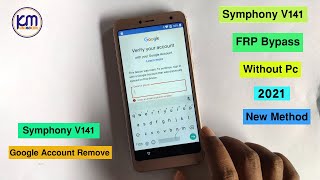 Symphony V141 FRP Bypass Android 80 Google Account Remove Symphony V141 Without Pc New Method 2021 [upl. by Gina]