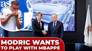 MODRICS INSPIRING MESSAGE to MBAPPÉ after landmark Real Madrid signing [upl. by Ikeda527]