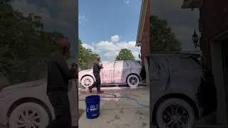 Foam Cannon shoots cars and truck no problem [upl. by Mettah]