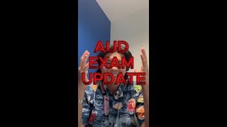 AUD EXAM UPDATE Scores will be released 1031 [upl. by Cymbre]