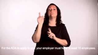 Reasonable Accommodation and the Interactive Process A Video in ASL with English Captioning [upl. by Anicart105]