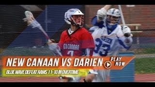 New Canaan vs Darien  2014 Laxcom High School Highlights [upl. by Aneleasor]