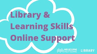 Library amp Learning Skills Online Support [upl. by Satterlee]