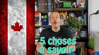 5 CHOSES à savoir avant dIMMIGRER AU CANADA  sinstaller au Canada  tuto immigration [upl. by Treve]